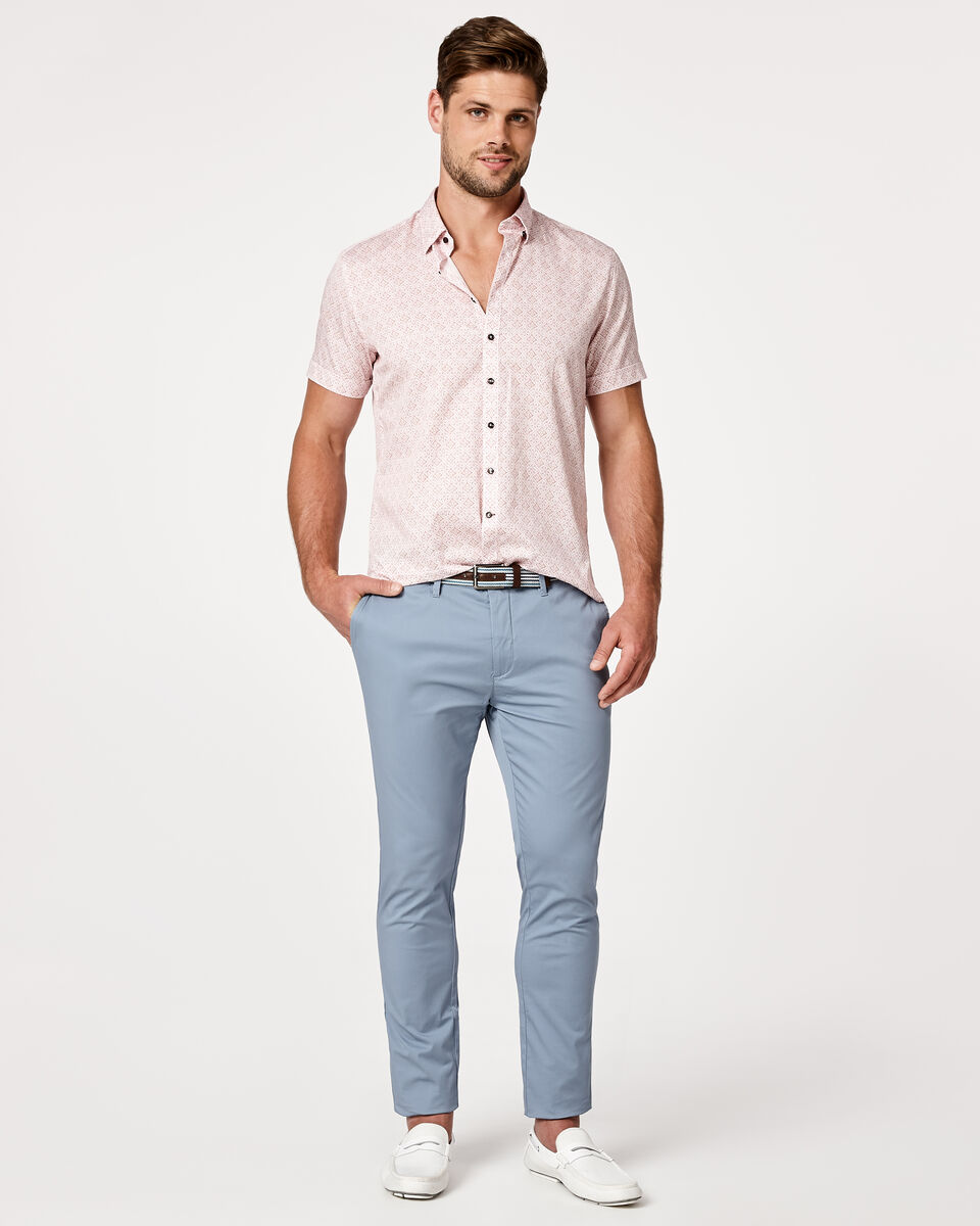 Smits Short Sleeve Shirt, Pink, hi-res